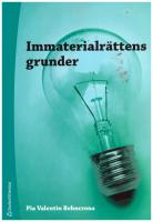 Immaterialr&auml;ttens grunder