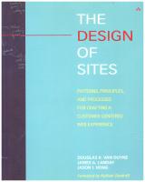 The design of sites