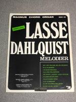 Popul&auml;ra Lasse Dahlquist Melodier Bok 49 Magnus Chord Organ