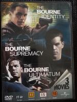 The Bourne Collection-DVD Box med de tre f&ouml;rsta Filmerna