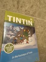 Tintin-I Tintins fotspår-In the footsteps of Tintin-DVD Box  med 5 DVD 