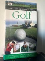 Golf - [golfbanor, t&auml;vlingar, teknik, utrustning, regler & etikett]