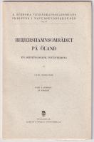 Beijershamnsomr&aring;det p&aring; &Ouml;land. En ornitologisk inventering. Med 1 karta och 2 tavlor. With a summary in english.