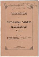 [Norrk&ouml;pings sjukhus] &Aring;rsredog&ouml;relse f&ouml;r sjukv&aring;rden vid Norrk&ouml;pings sjukhus och barnb&ouml;rdshus &aring;r 1895. Inneh&aring;ll: Redog&ouml;relse f&ouml;r sjukhuset af H. v. Unge och R. Hallbeck. Redog&ouml;relse f&ouml;r barnb&ouml;rdshuset af J. Hellstr&ouml;m.