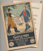 [Gefle 1901. Officiel handbok &ouml;fver utst&auml;llningarna j&auml;mte beskrifning &ouml;fver Gefle stad med omnejd. Samt resor till och fr&aring;n utst&auml;llningarna. + Liff&ouml;rs&auml;kringsbolaget Nordstjernans agentur i Gefle f&ouml;rmedlar &aring;rligen nya f&ouml;rs&auml;kringar f&ouml;r &ouml;fver en million kronor. Upplysningar om bolagets nya f&ouml;rs&auml;kringsvillkor lemnas af Math. Leman.