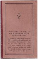 [S&aring;ngbok med nubbe- och bordsvisor] Undvik icke att g&ouml;ra ink&ouml;p &aring; l&ouml;rdagar eller helgdagsaftnar.