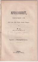 Aprilnarrit. Vaudeville - bagatell i 1 akt. Fritt efter Erik B&ouml;ghs danska original, af P-n (f&ouml;rf. till "Kusinen" m.fl.). Uppf&ouml;rd &aring; Humleg&aring;rdstheatern. 