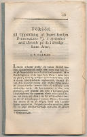 F&ouml;rs&ouml;k till uppst&auml;llning af insect-familjen Pteromalini, i synnerhet med afseende p&aring; de i Sverige funne arter. I-II. (Extrakt ur Vetenskapsakademiens handlingar 1820).