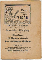 Barnamorden i H&auml;lsingborg af W. L-m. (i Fem f&ouml;rtr&auml;ffliga, nya visor nr 138).