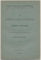 Om stenindustrien i F&ouml;renta staterna. Reseber&auml;ttelse afgifven till kongl. Civildepartementet.