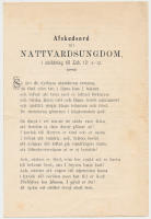 Afskedsord till nattvardsungdom i anslutning till Luk. 12:4-12.