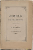 Judendomen och dess historia ifr&aring;n andra templets f&ouml;rst&ouml;ring till slutet af tolfte &aring;rhundradet. F&ouml;rel&auml;sningar. &Ouml;fvers&auml;ttning af Axel Krook.