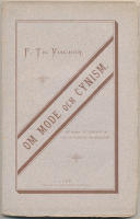 Om moderna. Ett bidrag till v&aring;ra kulturformer och sedebegrepp. Jemte ett till&auml;gg om cynism. &Ouml;fvers&auml;ttning. Med f&ouml;rord af professor V. E. Lidforss.