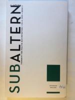 Subaltern. #3-4, 2020 - serie II : Orosh&auml;rdar 2018-2020.