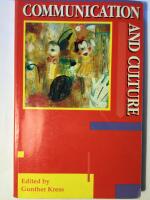 Communication and Culture. An Introduction. 