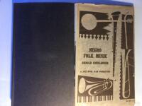 Negro Folk Music, U.S.A.