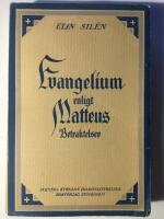 Evangelium enligt Matteus. Betraktelse.