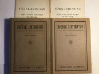 Svensk Litteratur i urval f&ouml;r den h&ouml;gre undervisningen. I: Fr&aring;n Bellman till och med Almqvist. II: Fr&aring;n Fredrika Bremer till och med Karlfeldt.