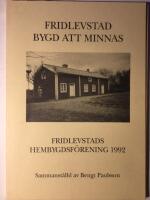 Fridlevstad. Bygd att minnas