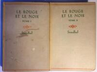 Le Rouge et le Noir. Tome I & II (Chronique du XIX:e Si&eacute;cle)