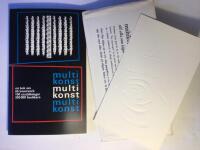 Multikonst- en bok om 66 konstverk 100 utst&auml;llningar 350000 bes&ouml;kare.