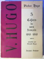 3 Cahiers de vers francais 1815 1818