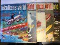 Teknikens V&auml;rld 1963 nr 1, 4, 5, 6 & 25