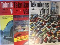 Teknikens V&auml;rld med Flyg 1961 nr 2, 6, & 18.