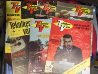 Teknikens V&auml;rld med Flyg - 1960 nr 1, 12, 18, 19, 22, 25 & 26.