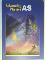 Advancing physics AS