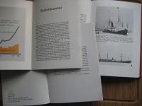 Sj&ouml;fartens historia + tv&aring; h&auml;ften: Sj&ouml;fartens dagsl&auml;ge & Sj&ouml;fartens framtid  i en bl&aring; konstl&auml;dermapp