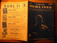 At home with Burl Ives - A collection of 20 Folk Songs and Ballads with Symbols for Guitar and Diagrams for Ukulele