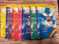 Party&auml;lvorna komplett serie 1-7, 1. Tilda t&aring;rt&auml;lvan, 2. Miranda musik&auml;lvan, 3. Ella glitter&auml;lvan, 4. Klara godis&auml;lvan, 5. Lovisa lek&auml;lvan, 6. Sofie mode&auml;lvan och 7. Petra present&auml;lvan