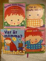 Barnets b&auml;sta b&ouml;cker. Exklusiv box med tre b&ouml;cker: Var &auml;r mamma , Var &auml;r barnets navel , T&aring;r &ouml;ron och n&auml;sa 