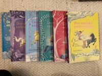 Den magiska enh&ouml;rnings&ouml;n , komplett serie 1-6 : Den f&ouml;rtrollade skogen , Molnslottet , Vindarnas skrin , Den mystiska floden , Isfesten och Sista striden