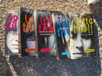 Lotta Thell serie 1-5 komplett, 1 Utan en tanke 2. I skuggan av v&auml;rmen 3. Bortom ljus och m&ouml;rker, 4. K&auml;rleksbarn 5. F&ouml;r k&auml;rleks skull