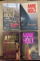 4 x Anne Holt deckare : I stoft och aska , Det som tillh&ouml;r mig , D&ouml;d joker och Bortom sanningen