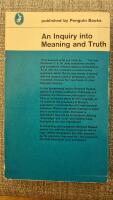 An Inquiry into Meaning and Truth