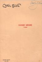 Danse N&egrave;gre (Piano) [Edition Schott No. 1805]