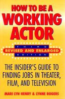 How To Be A Working Actor 