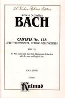 Cantata No. 123 : Leibster Immanuel, Herzog der Frommen (Vocal score) [BWV 123]
