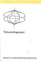 Tidrumsfragment : en v&auml;nbok till Bo Lenntorp