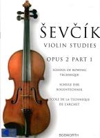 Violin Studies, Opus 2, Part 1