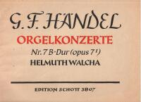 Orgelkonzerte Nr. 7 B-dur (opus 71) [Edition Schott 3807]