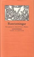 Runristningar : fr&aring;n spjutspetsen i Stabu till Anna i &Auml;lvdalen