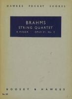 String Quartet A Minor, Opus 51, No. 2 [Hawkes Pocket Scores No. 220]