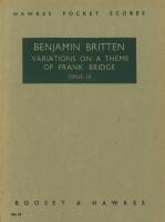 Variations on a Theme of Frank Bridge, Opus 10 [Hawkes Pocket Scores No. 64]
