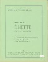 Duette f&uuml;r zwei Gitarren : 2. Divertissement op. 38