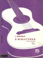 8 miniaturas para guitarra, libro I