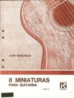 8 miniaturas para guitarra, libro 3